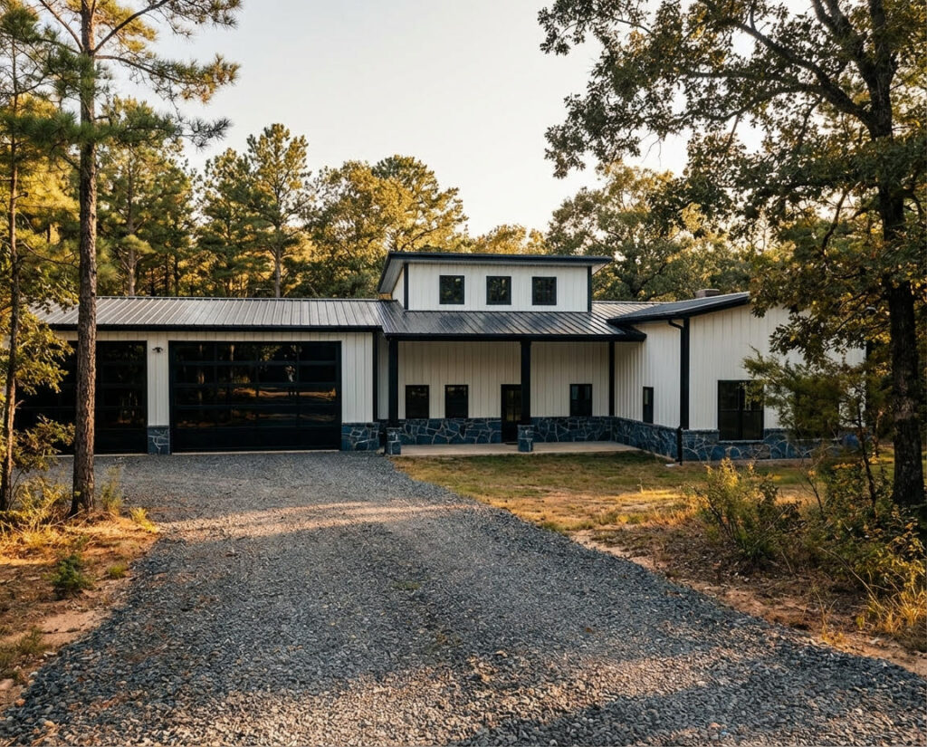 Steel Frame Homes and Metal Homes by Trinity Custom Home Builders, Kerens, Texas