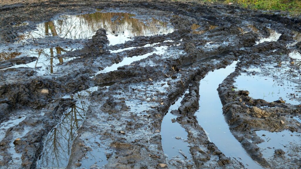 nothing affects your 40x60 steel building cost like a muddy site such as this one pictured here